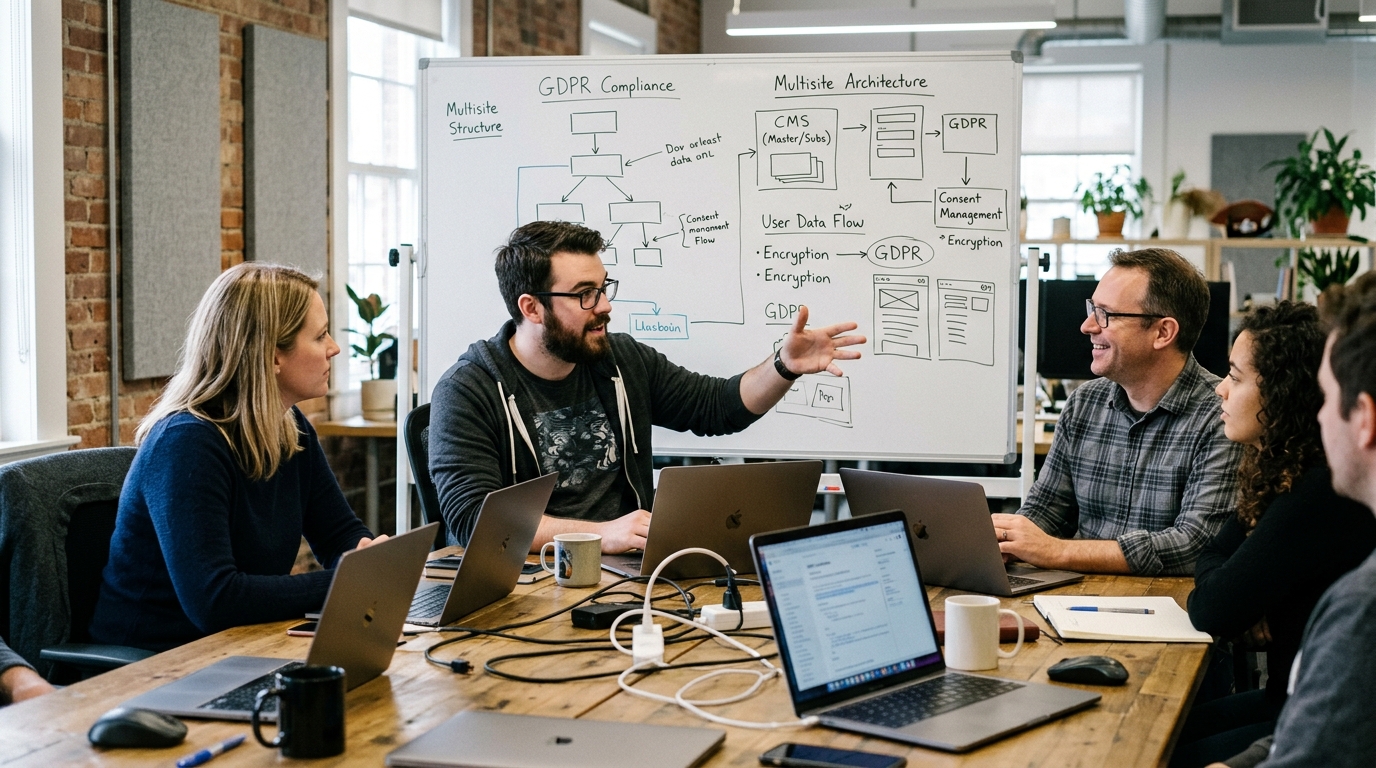 Wie stellt eine Drupal Agentur DSGVO-Konformität bei Multisite-Plattformen sicher?