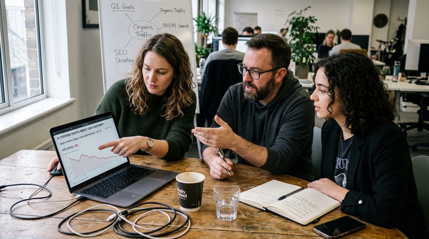 verlieren B2B - Unternehmen aktuell Traffic