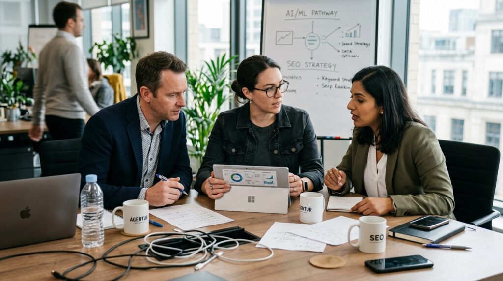 kostet professionelle SEO Marketing Strategie Visualisierung
