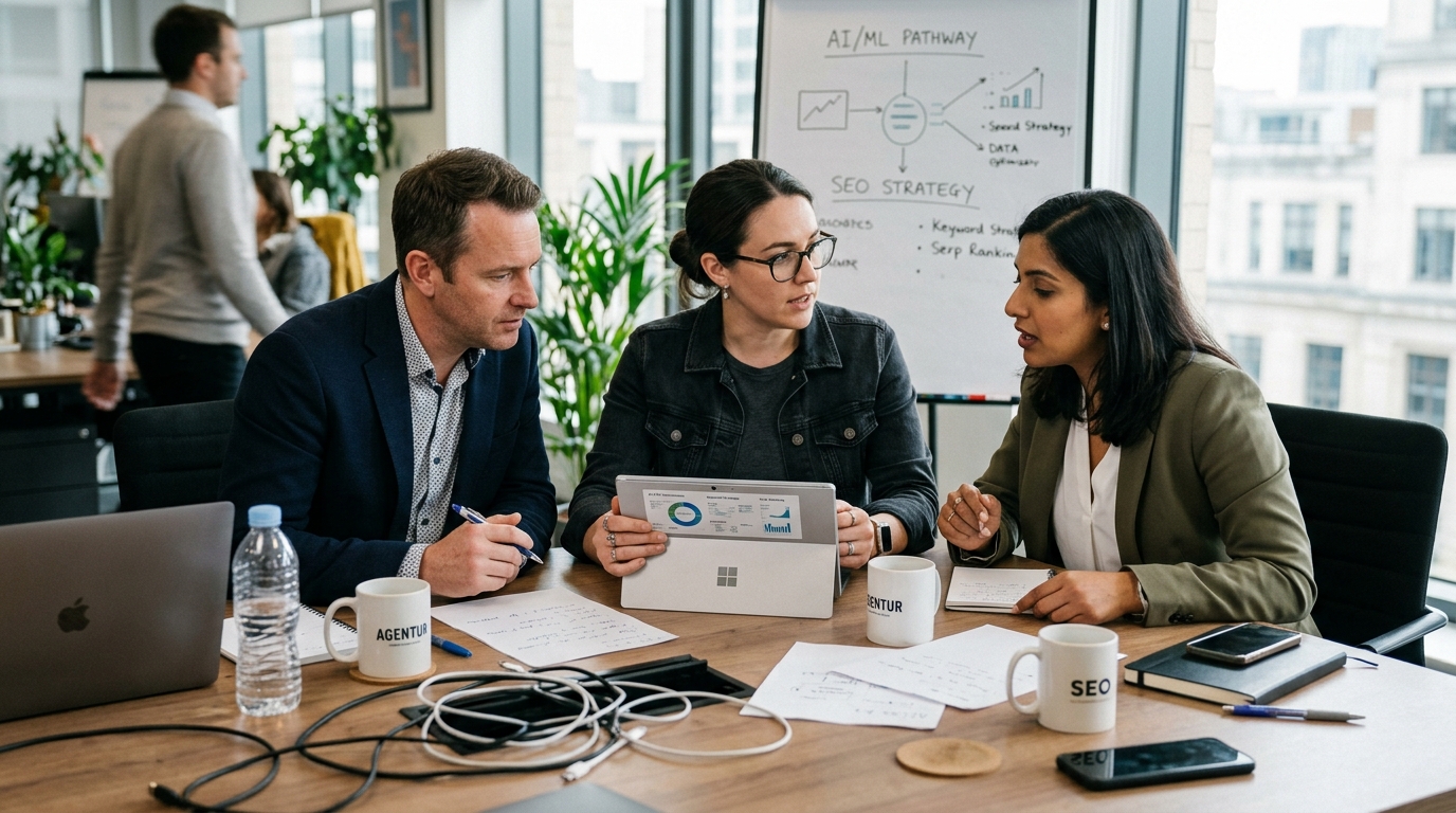 kostet professionelle SEO Marketing Strategie Visualisierung