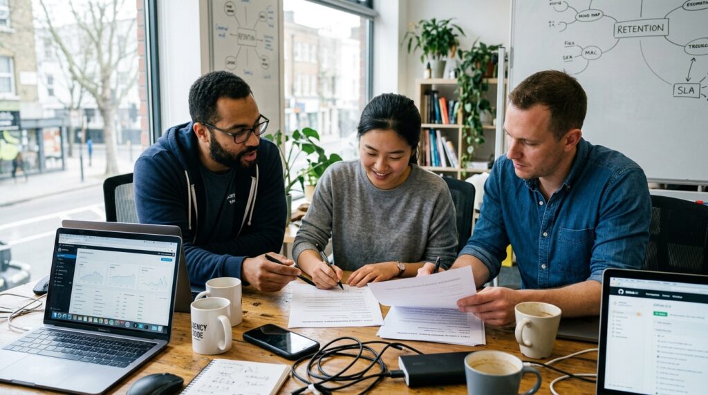 strukturiert Drupal Agentur Konzept Grafik